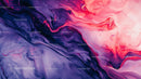 Vibrant Abstract Fluid Art in Pink and Purple Tones
