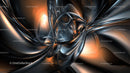 Futuristic Abstract Digital Metallic Design
