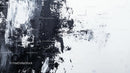 Abstract Black and White Textured Art with Bold Brush Strokes
