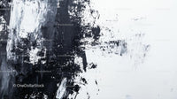 Abstract Black and White Textured Art with Bold Brush Strokes