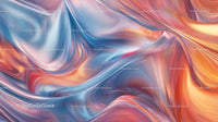 Fluid Abstract Design with Vibrant Colors and Dynamic Flow