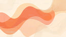Abstract Orange Waves with Flowing Lines Background