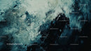 Moody Abstract Art with Dark Brushstrokes