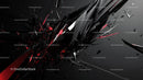 Dynamic Abstract Art with Shattered Glass Effect