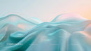 Soft Fabric Waves in Light Blue and Pastel Hues
