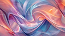 Vibrant Abstract Waves in Pastel Hues