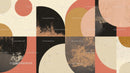 Abstract Geometric Pattern with Earthy Colors