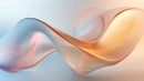 Dynamic Flowing Abstract Design in Soft Pastel Tones