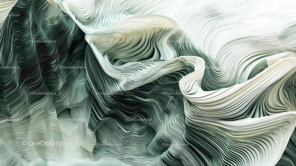 Abstract Flowing Lines and Textured Layers Artistic Design