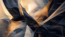 Dynamic Abstract Art with Flowing Curves and Elegant Textures