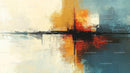 Vibrant Abstract Painting with Dynamic Brushstrokes