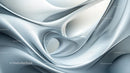 Elegant Fluid Abstract Design in Light Blue Tones
