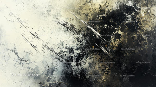 Dynamic Black and White Abstract Texture