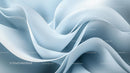 Elegant Flowing Folds of Soft Blue Fabric