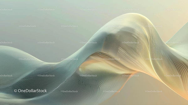 Elegant Abstract Waves with Gentle Flowing Lines