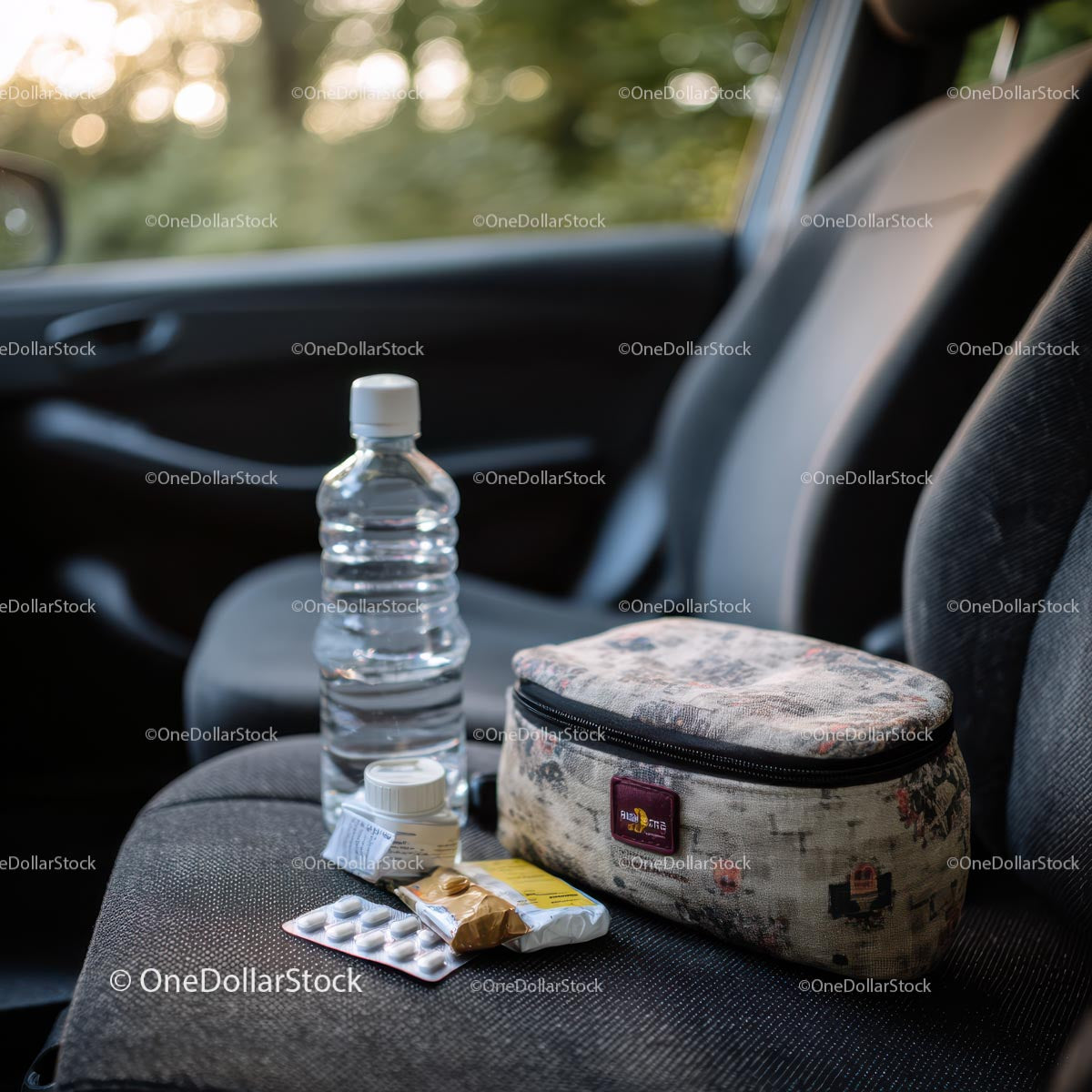 Travel Essentials on a Car Seat for a Safe Road Trip
