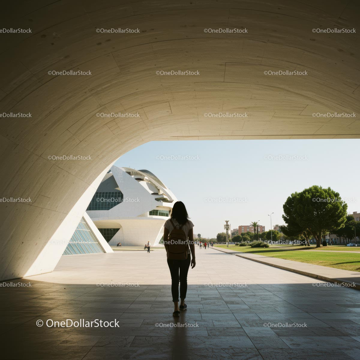 Sylwetka w nowoczesnej architekturze miejskiej