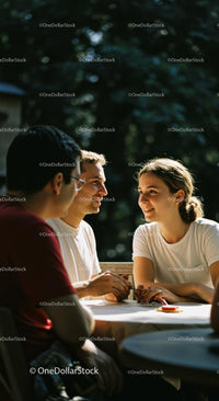 Silhouette of a Young Couple Enjoying a City Night Scene