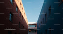 Colorful Urban Architecture Under Blue Sky