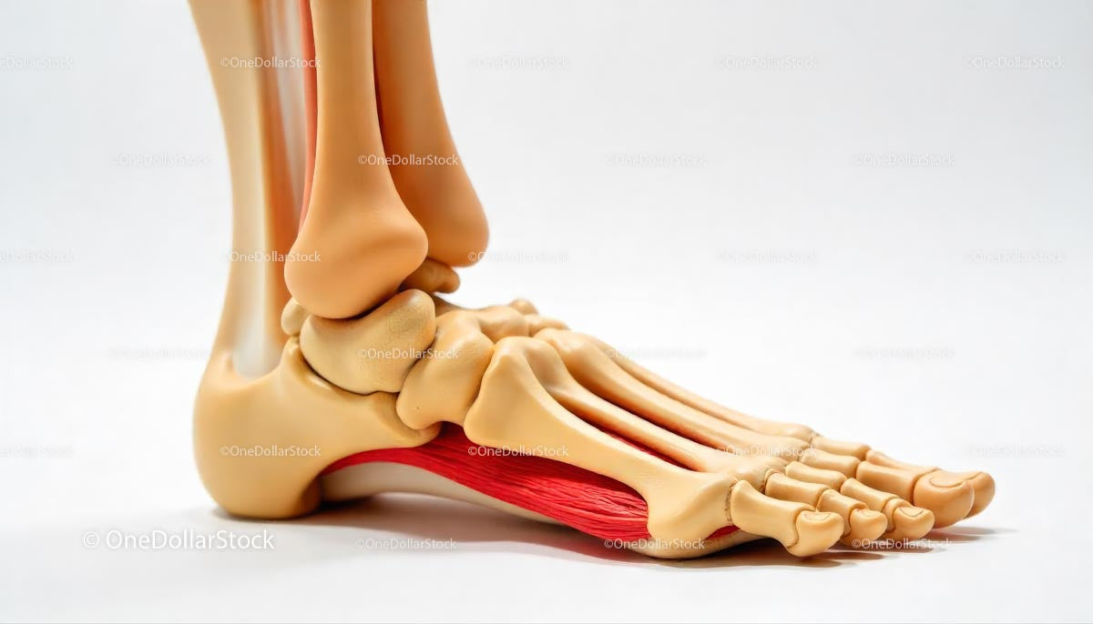 Detailed Anatomical Model of Human Foot Bones