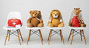 Stuffed Animals with First Aid Kit on Chairs