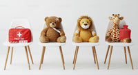 Stuffed Toys with First Aid Kit - Pediatric Healthcare Theme