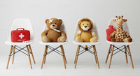 Stuffed Animals in a Pediatric Themed Setting