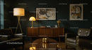 Mid-Century Modern Living Room with Elegant Decor