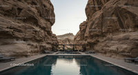 Luxury Pool Nestled Between Majestic Sandstone Cliffs