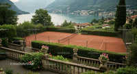 Scenic Tennis Court by Serene Mountain Lake Stock Photo Bundle preview 7