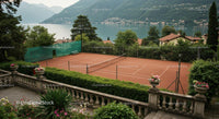 Scenic Tennis Court by Serene Mountain Lake Stock Photo Bundle preview 8