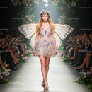 Fantasy Fairy Fashion with Butterfly Wings on Runway