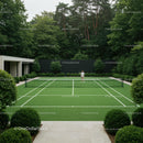 Luxury Private Tennis Court in Lush Green Garden