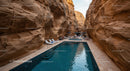 Luxurious Pool Nestled in a Desert Canyon Oasis