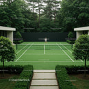 Secluded Tennis Court Surrounded by Lush Greenery