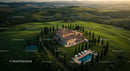 Luxurious Tuscan Villa with Pool Amid Rolling Hills