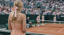 Elegant Tennis Court Surrounded by Lush Greenery