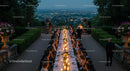 Elegant Candlelit Dinner in a Scenic Garden Setting