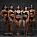 Confident Diverse Women in Elegant Lingerie