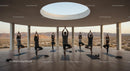 Outdoor Yoga Class with Stunning Desert Mountain Views