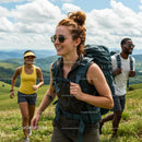 Group of Friends Enjoying Mountain Hiking Adventure