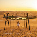 Serenity at Sunset in a Desert Oasis