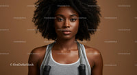 Confident Woman with Jump Rope Ready for Workout