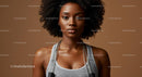 Confident Woman with Jump Rope Ready for Workout