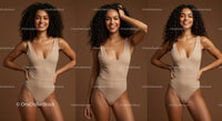 Joyful Group of Diverse Women in Stylish Swimwear