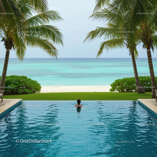 Relaxing by the Pool with Stunning Ocean Views