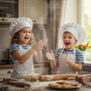 Joyful Kids Baking Cookies in Home Kitchen