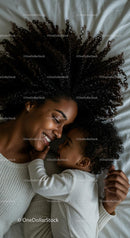 Happy Mother and Child Sharing a Tender Moment