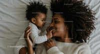 Happy Mother and Child Sharing a Tender Moment