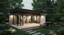 Modern Outdoor Gym in Scenic Garden Setting